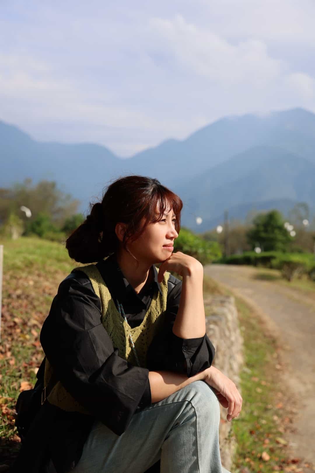 陪阿嬤午後散步